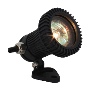 Pond Lamp, Black, Including 1x GU5.3 max 50W MR16 closed 12V