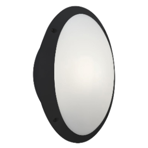 Fumagalli Maddi Bulkhead, Black/Opal, Excluding 1x E27 CFL or LED (max 23W)