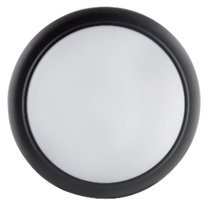 Bulkhead, Black, Including 1x 15W Integrated LED