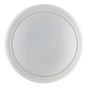 Bulkhead, White, Including 1x 15W Integrated LED