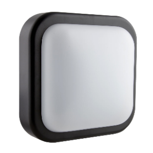 LED Bulkhead, Square, Black, 14W