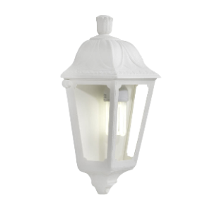 Fumagalli Iesse Half Lantern, White, Excluding 1x E27 Max 23w