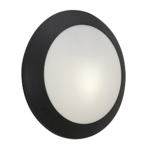 Fumagalli Umberta Bulkhead, Black/Opal, Excluding 2x E27 CFL or LED (max 160mm)