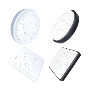 HERO Square Bulkhead, White, 3CCT 12/18/24W