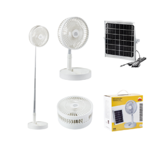 Rechargeable Portable Folding Fan with solar panel