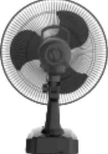 Elektra Everlast 12" Rechargeable Desk Fan