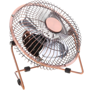 Zen Cool Series 6" Desk Copper Fan